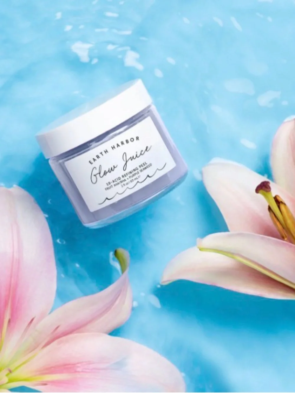 Earth Harbor Glow Juice 10-Acid Refining Peel - Blue